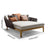 Sunkris lounger with dimensions listed.