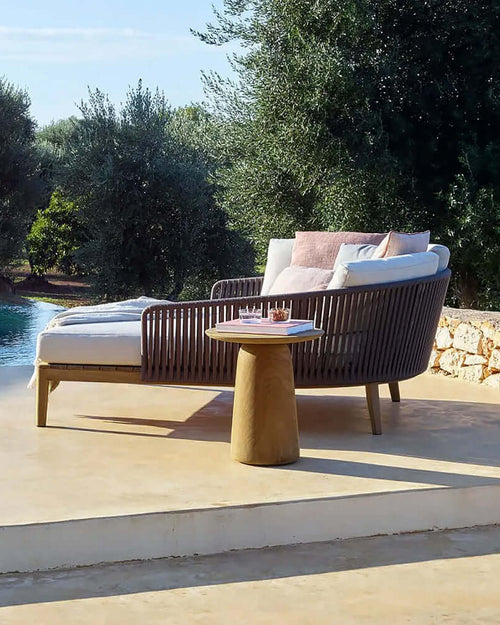  Modular Sunkris lounger poolside