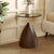Modern side table with glass top