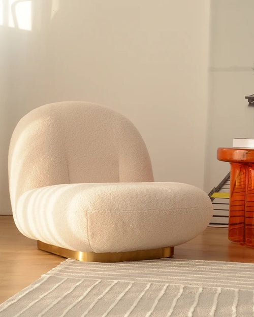 Closeup view of Teddy chair 