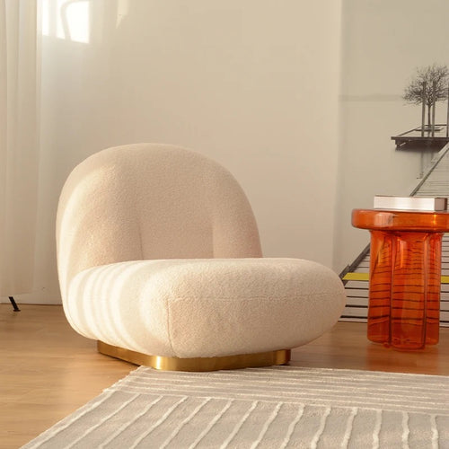 Closeup view of Teddy chair 
