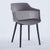 Grey Toit chair shown from an angled front view.