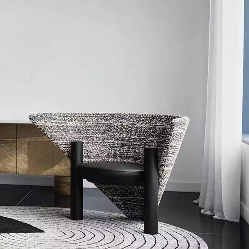 Perfect for living rooms, private lounges, reading corners, or statement seating in luxury spaces, the Troy Accent Chair complements contemporary, modern eclectic, brutalist-inspired, and curated luxury interiors.