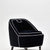  Modern black armchair for Living Room