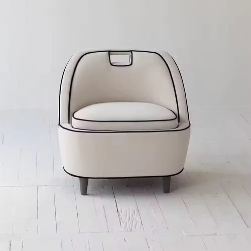  Modern white armchair for Living Room