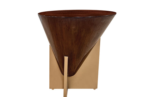 Front view of Turdo End Table