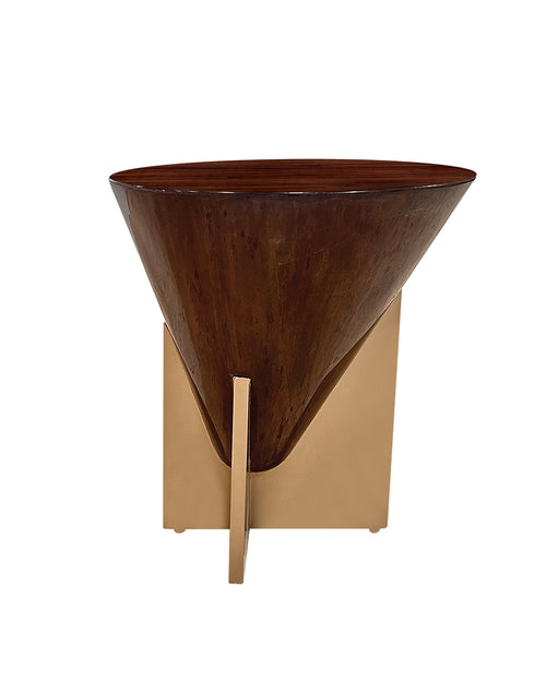 Front view of Turdo End Table