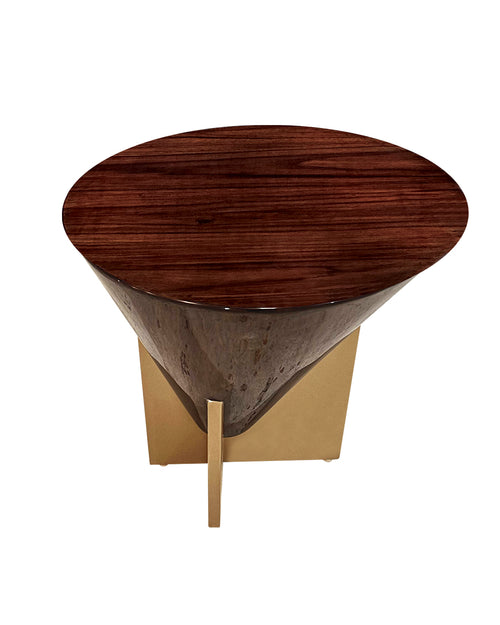 Side view of Turdo End Table