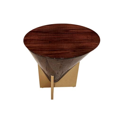 Side view of Turdo End Table