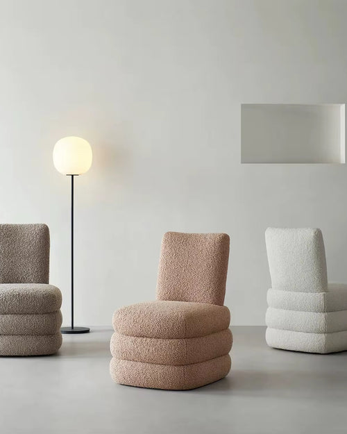 modern low height vanity chair for dressing table with upholstered cushioned seat