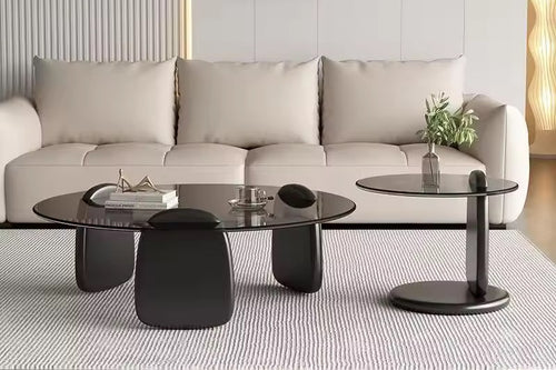 Set of Turkke coffee tables in large and small sizes
