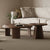 Back view of vasco coffee tables in a modern room