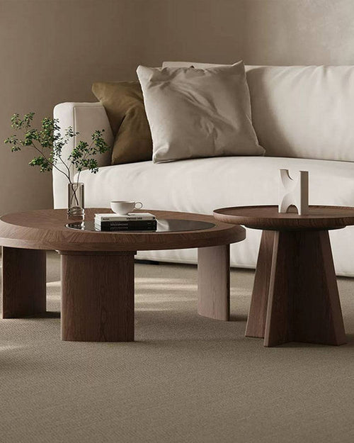 Back view of vasco coffee tables in a modern room