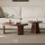Wooden coffee table and side table in a living room