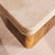 corner view of waffle marble table