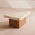 Modular Waffle marble wood coffee table