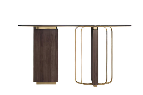 Front view of Walnut Estuary Console