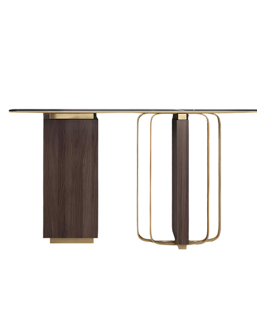 Front view of Walnut Estuary Console