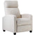 Minimalist modern recliner in compact living room