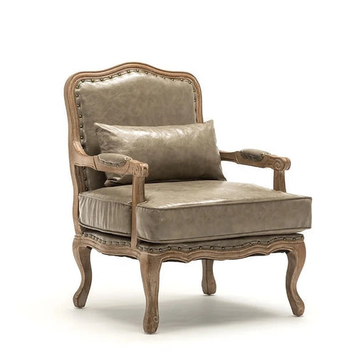 Brown Willow chair with ash frame