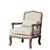 Beige Willow chair with cushion