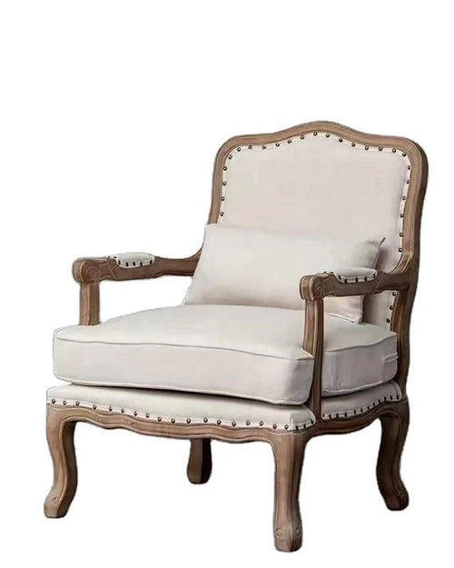 Beige Willow chair with cushion