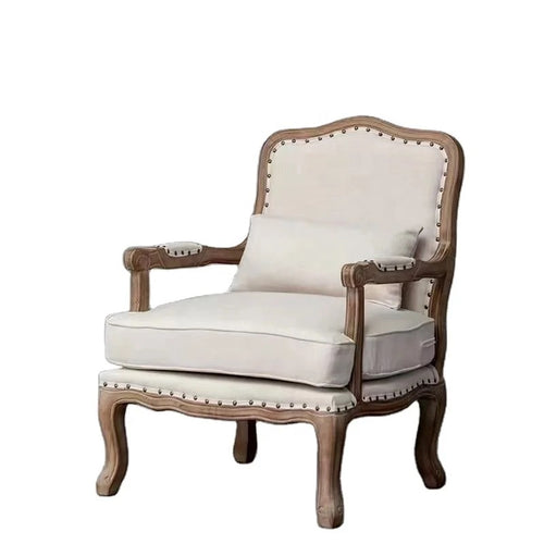 Beige Willow chair with cushion
