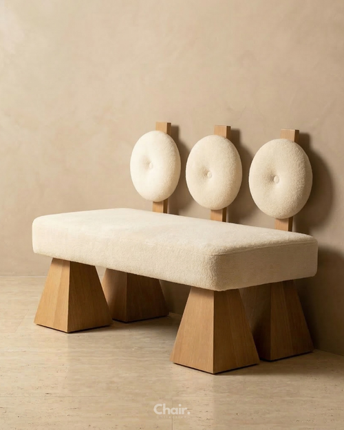 modern ottoman bench, luxury bench seating