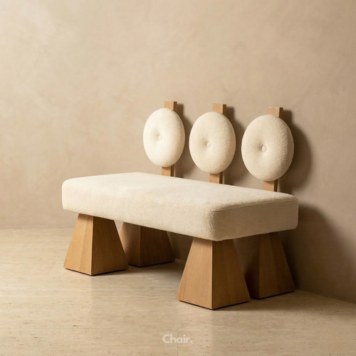 modern ottoman bench, luxury bench seating