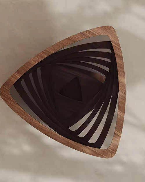Top view of Worli triangular table 