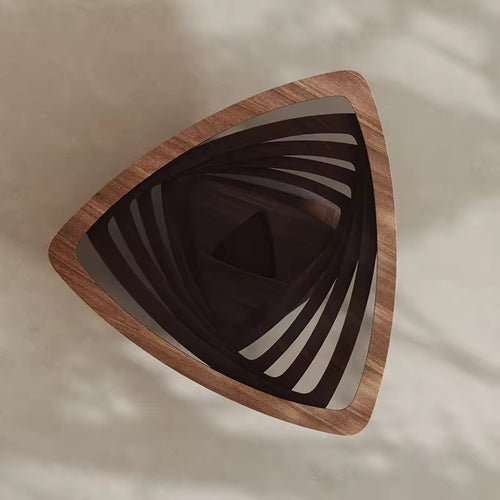 Top view of Worli triangular table 