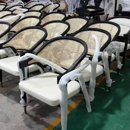 Luxury Juno rattan chair in Bangalore patio setup