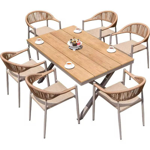 Hocco modern dining set full view