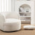 Comfortable Kalito white armchair
