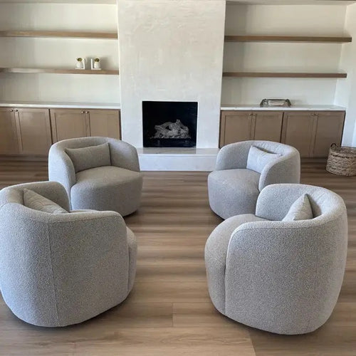Multiple Gray Kalito lounge chairs in living room