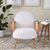 Front view of luxury chair 