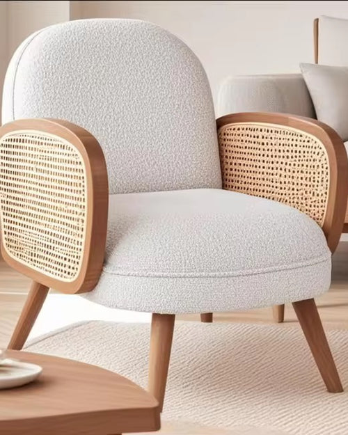 Mustard kipos chair with plush velvet