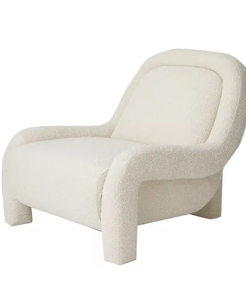 Angled view of the Ladro luxury chair