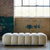 close view of mirage bench