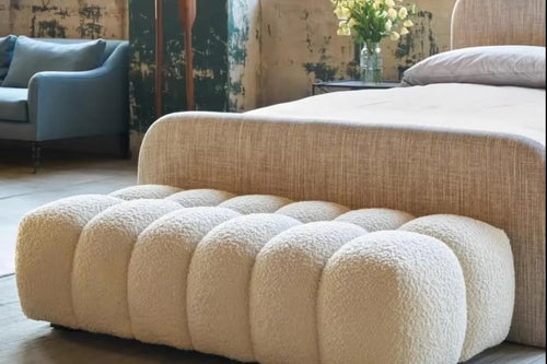 Mirage Bench product description outlining its cloud-like comfort