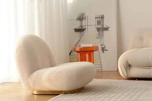 Luxury Teddy accent chair in Delhi stylish living space