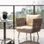 Wilson outdoor armchair with rope weave design