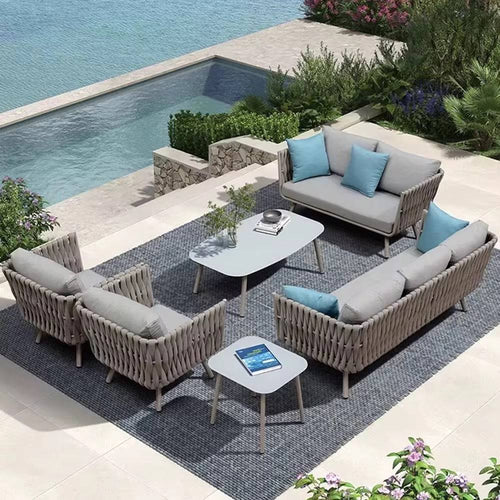 Wilson outdoor furniture set with aluminum frame
